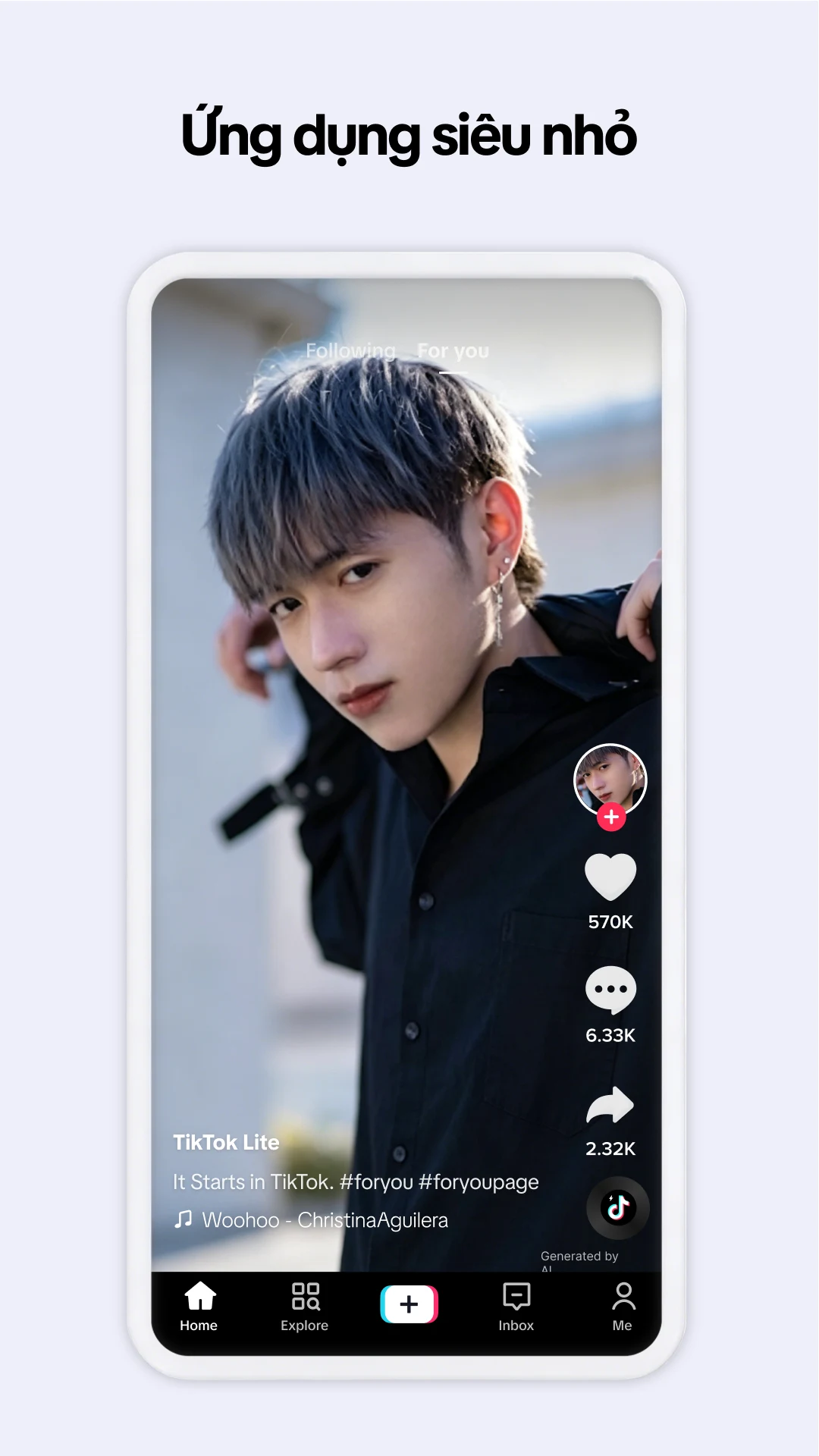 TikTok Lite - Tiết kiệm bộ nhớ screenshot