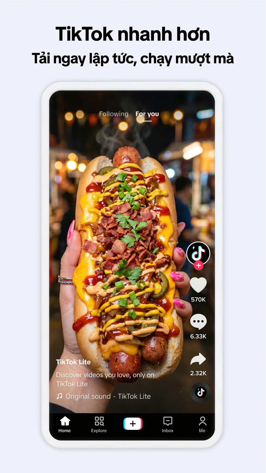 TikTok Lite - Tiết kiệm bộ nhớ screenshot